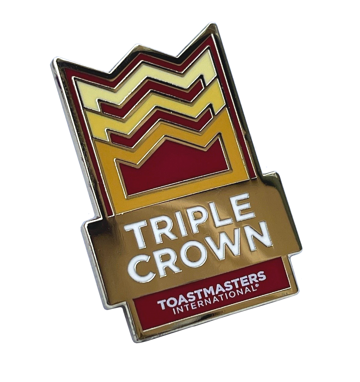 Toastmasters Triple Crown pin